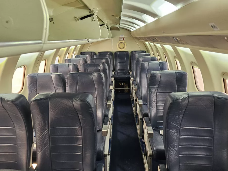 Interiör i Saab 340