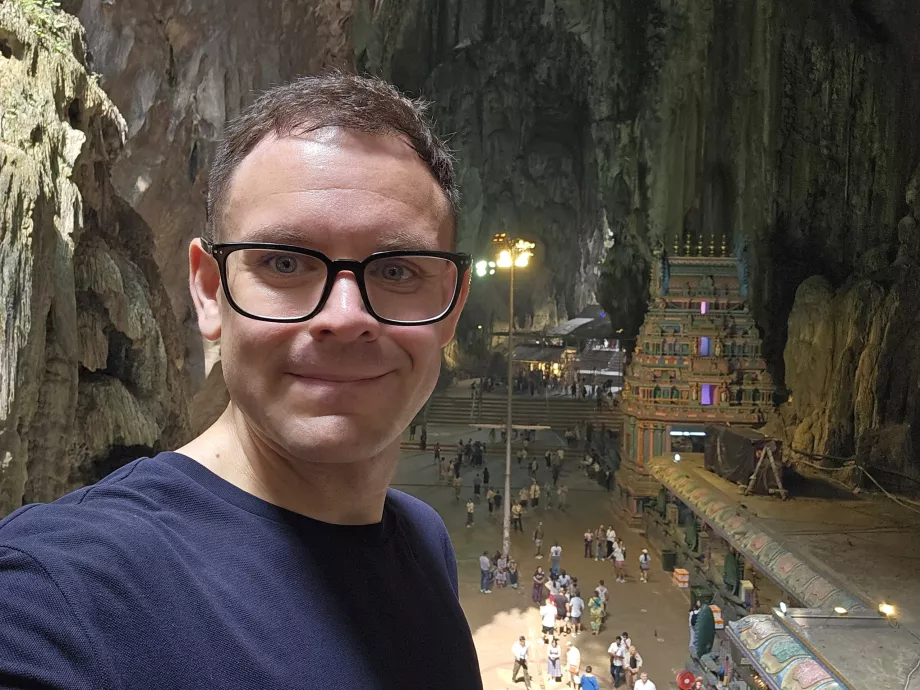Jag i Batu Caves