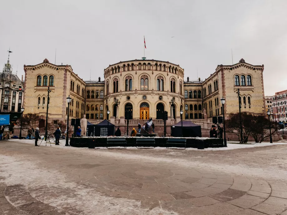 Parlamentsbyggnaden i Oslo