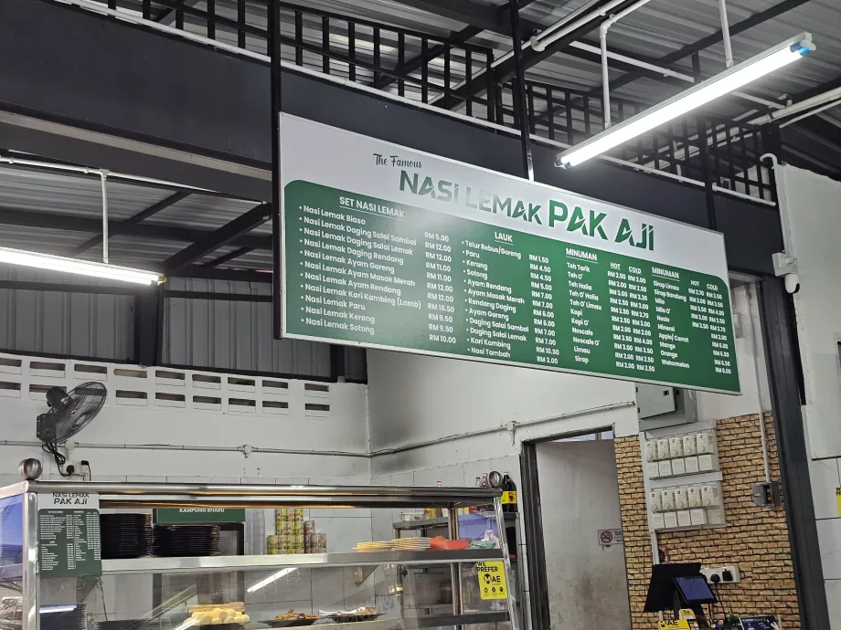Exempel på priser i Kampung Bar