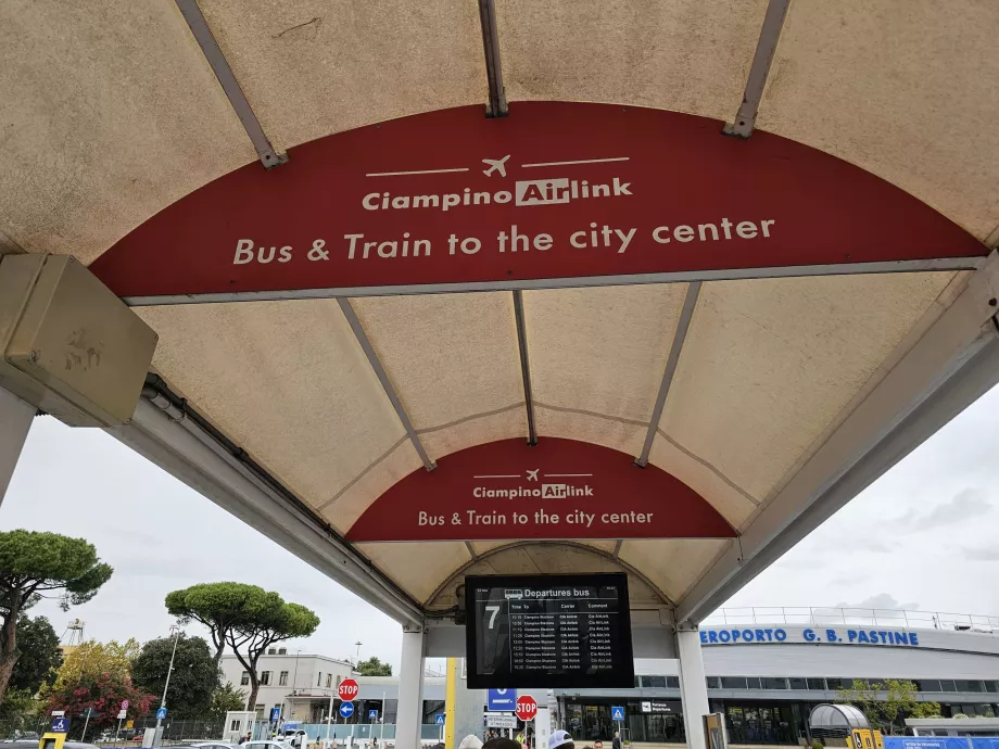 Ciampino AirLink busshållplats