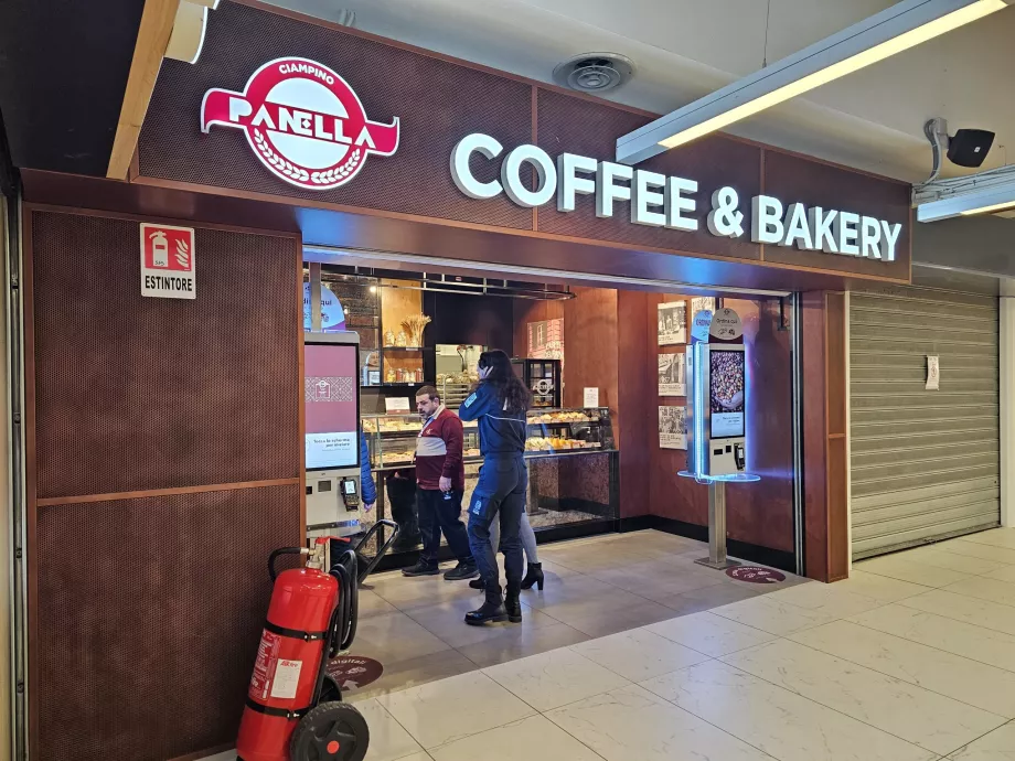 Café i avgångshallen, allmänt område