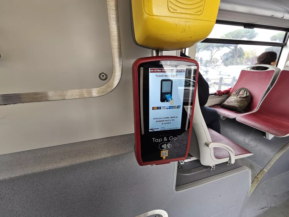 Validerare för kontaktlös biljettbetalning