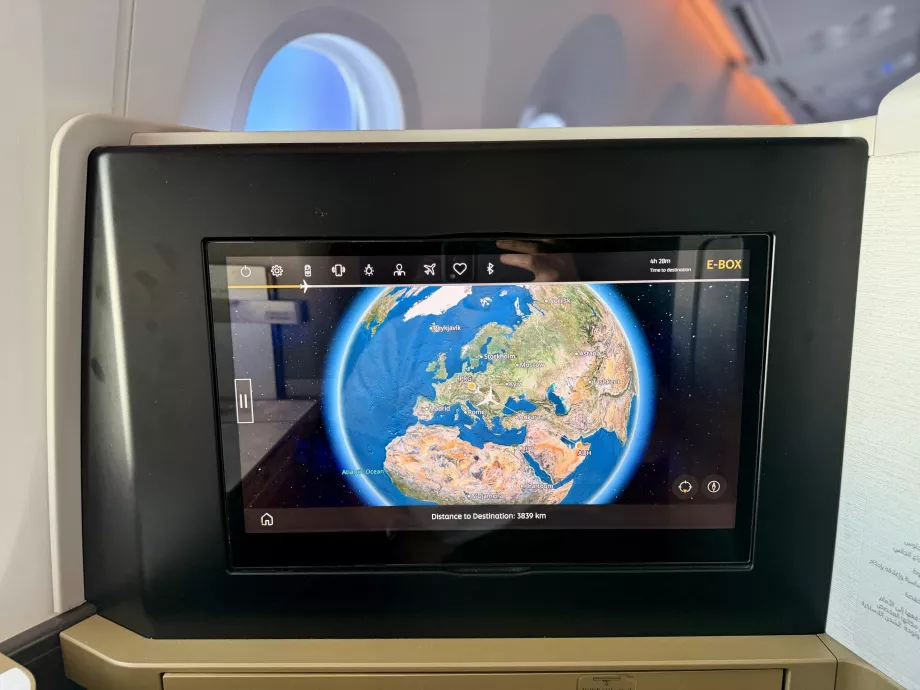 Flygbana för flight EY156