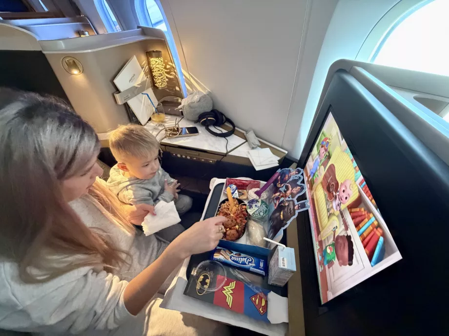 Sätena är tillräckligt rymliga även för dem