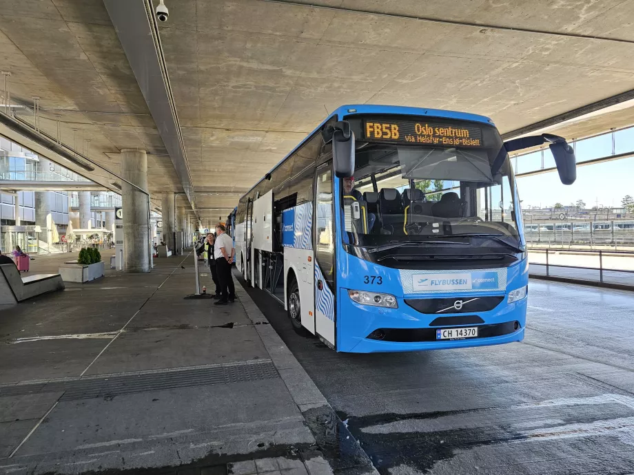 Flybussen riktning centrum