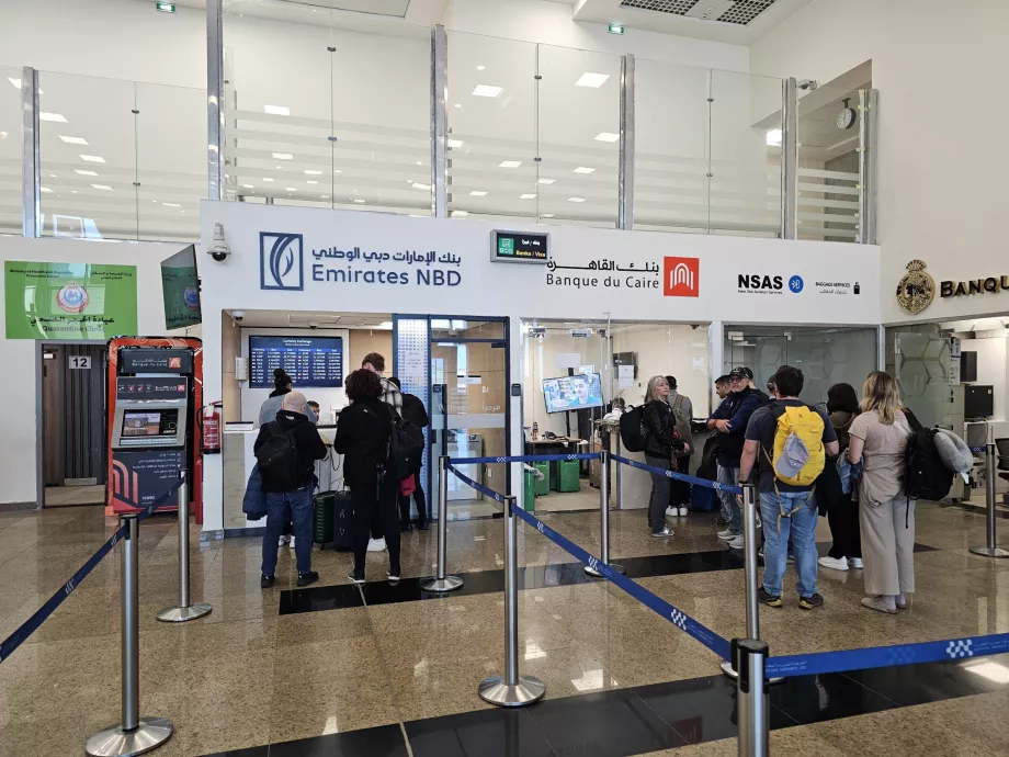 Bankdiskar för att köpa visum