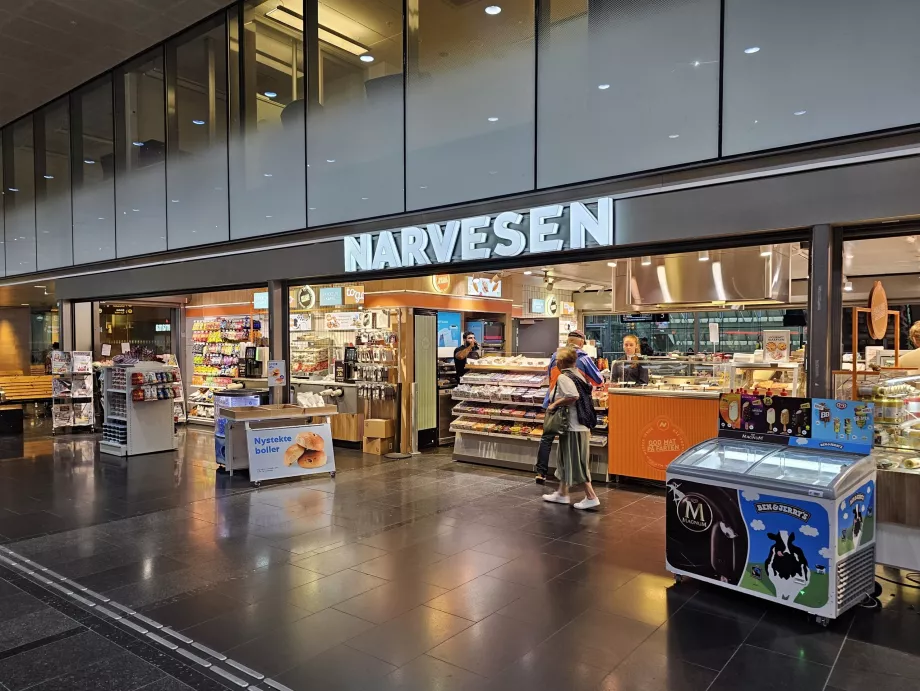 Narvesen Livsmedel, Ankomsthall