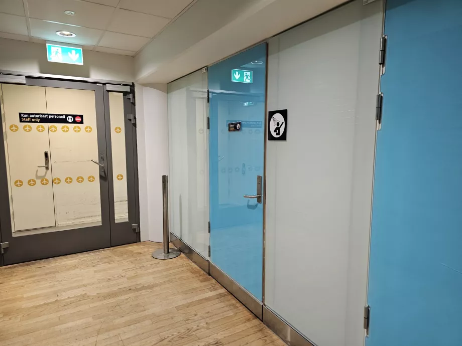 Dusch på OSL flygplats