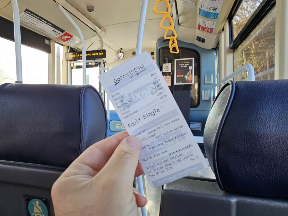 Enkel bussbiljett