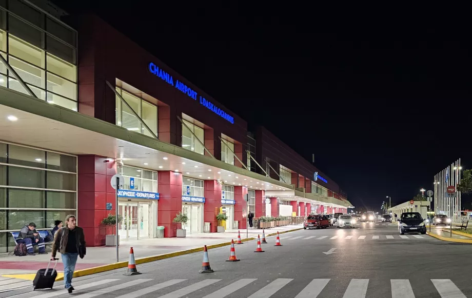 ankomst till flygplatsen Chania