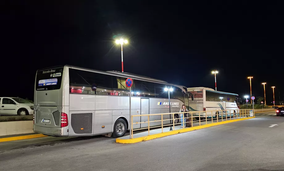 Bussar till centrum, Chania flygplats