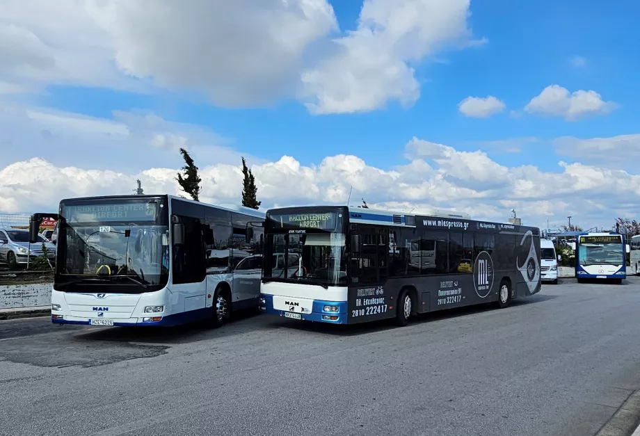 Kollektivtrafik bussar Heraklion