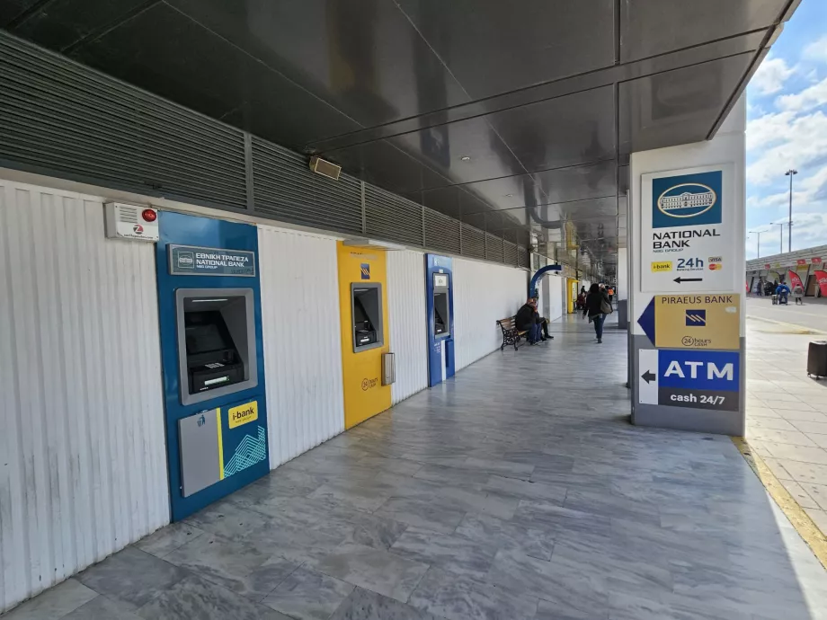 Uttagsautomater, Heraklion flygplats