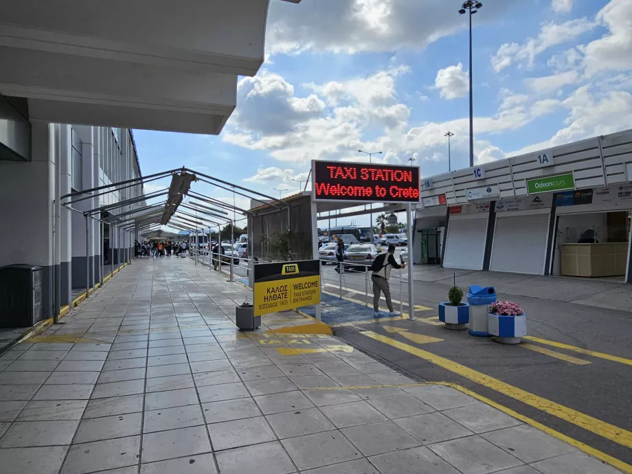 Taxi, Heraklion flygplats