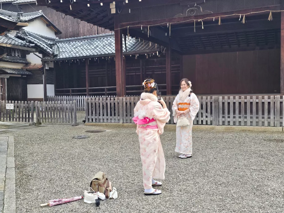 Vandring i geishadräkter