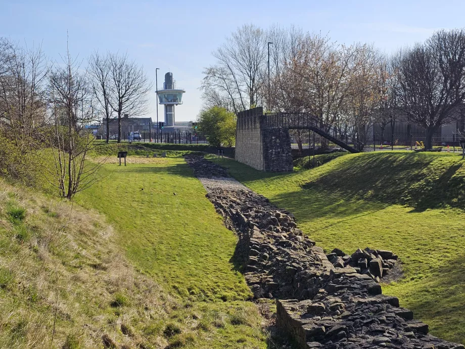 Rester av Hadrianus mur, Segedunum