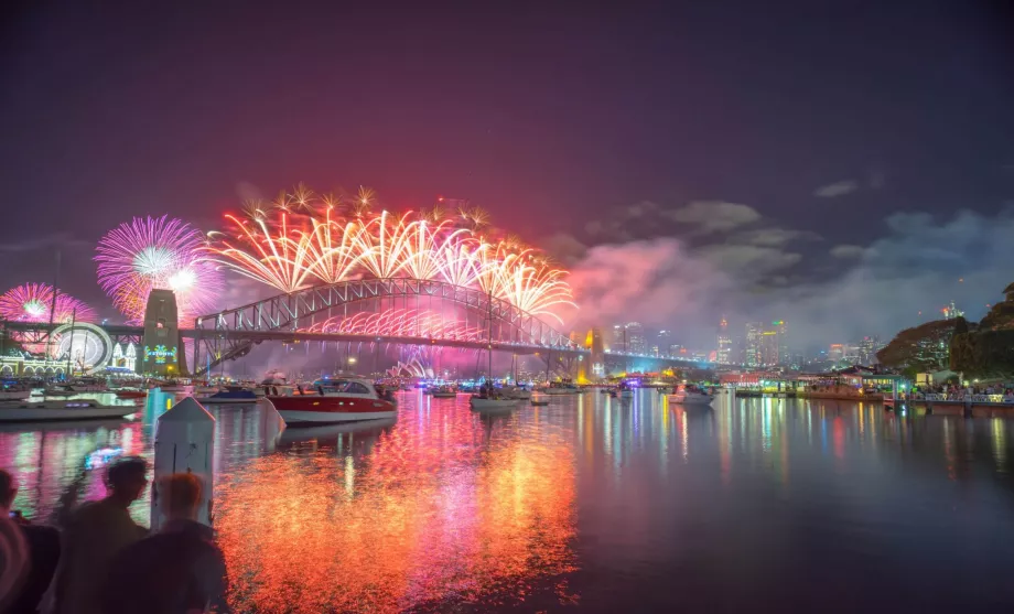 Nyårsafton i Sydney