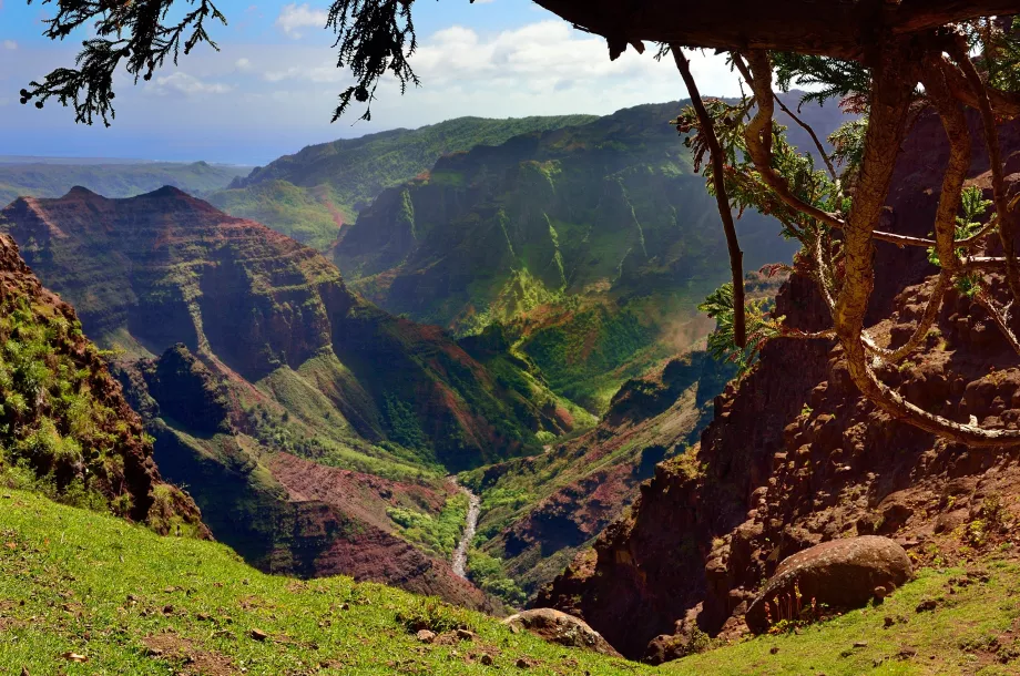 Utsikt över Waimea Canyon