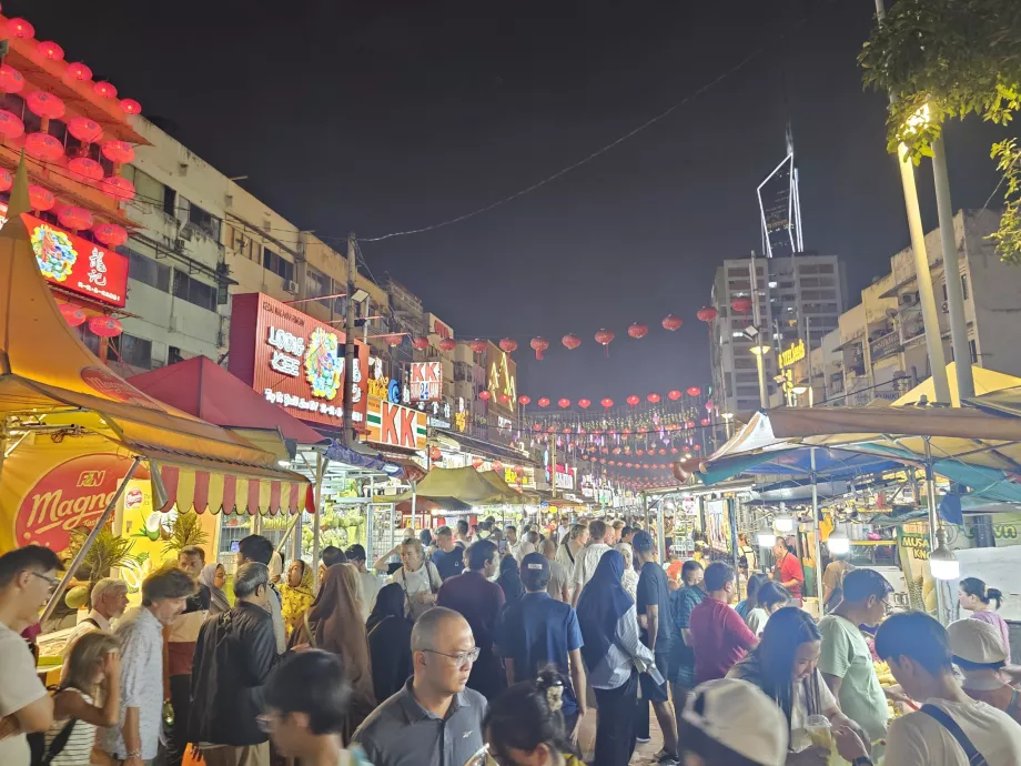 Trångt natt Jalan Alor