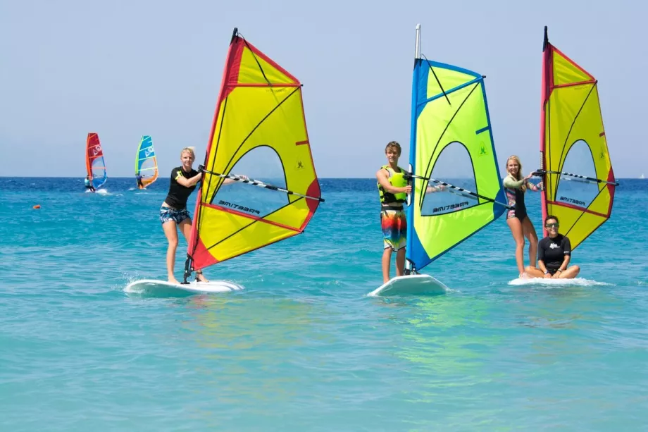 Vindsurfing Rhodos