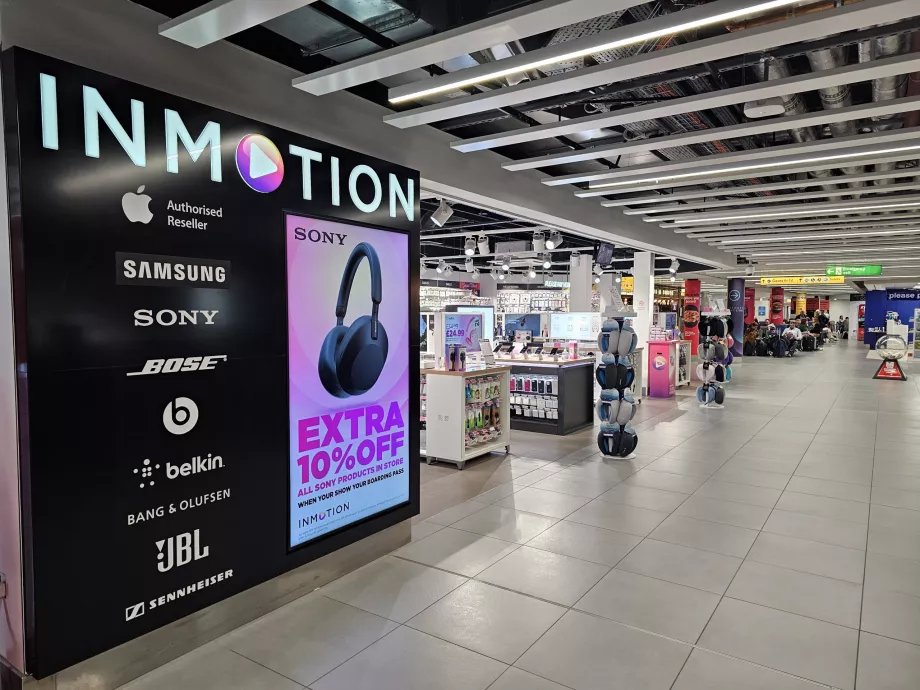 Butik Inmotion, transitavdelning