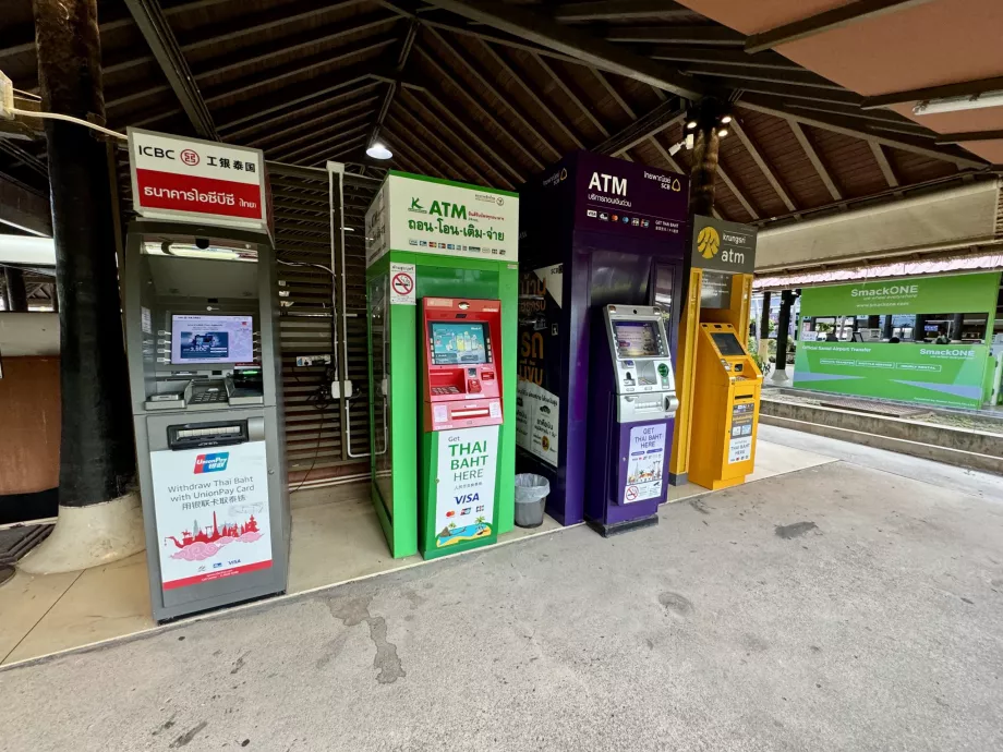 Uttagsautomat vid ankomst