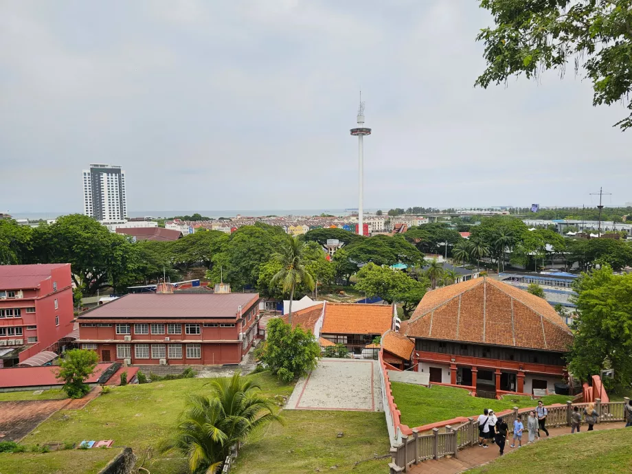 Utsikt från Bukit Melaka