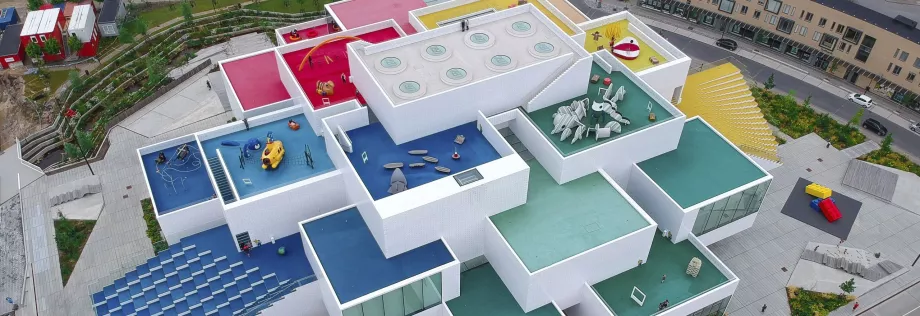 Lego hus detalj