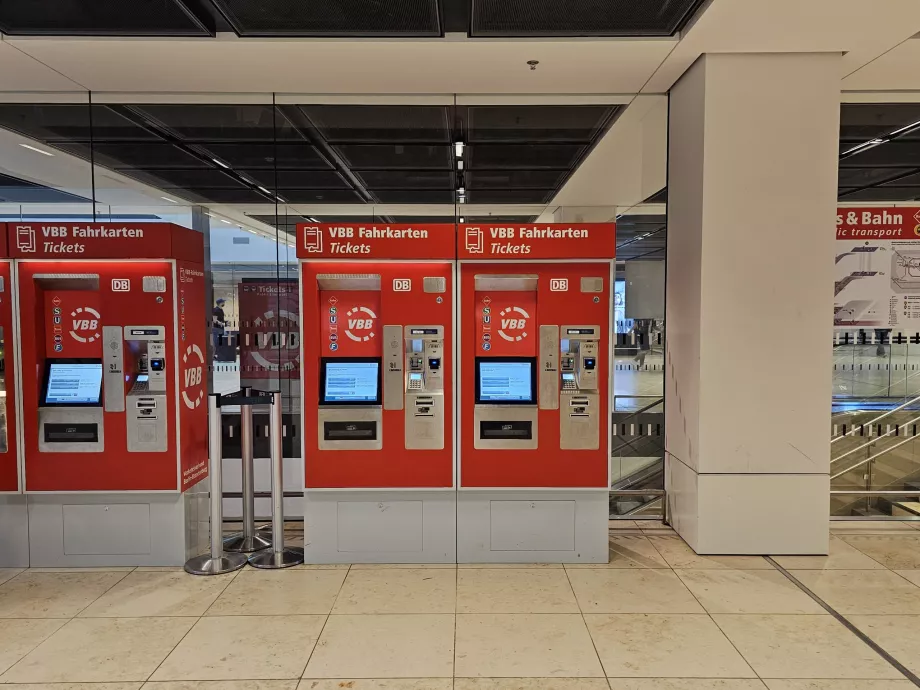 Biljettautomater för tåg