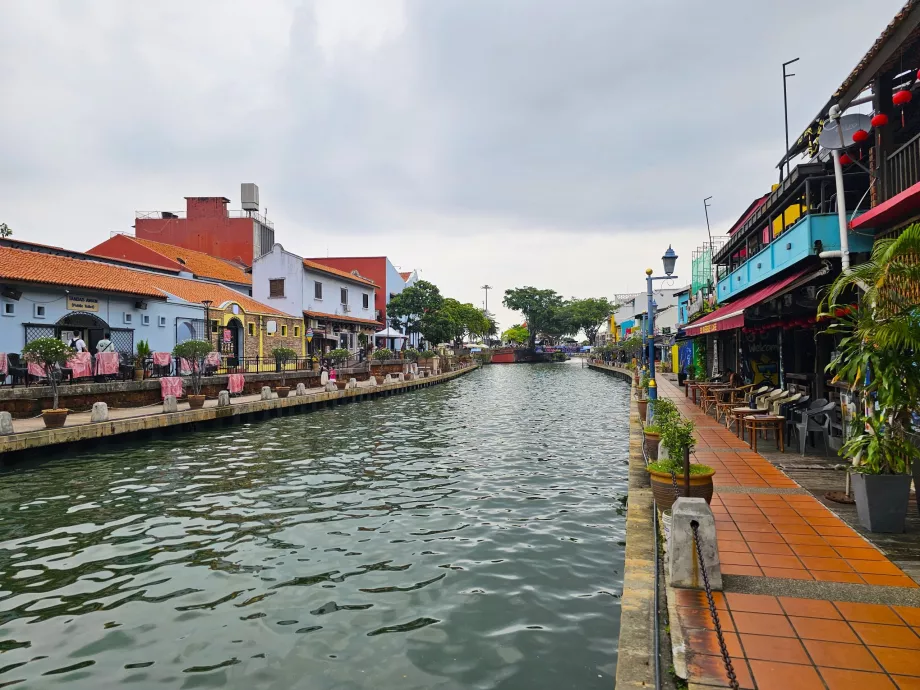 Melaka flodpromenad