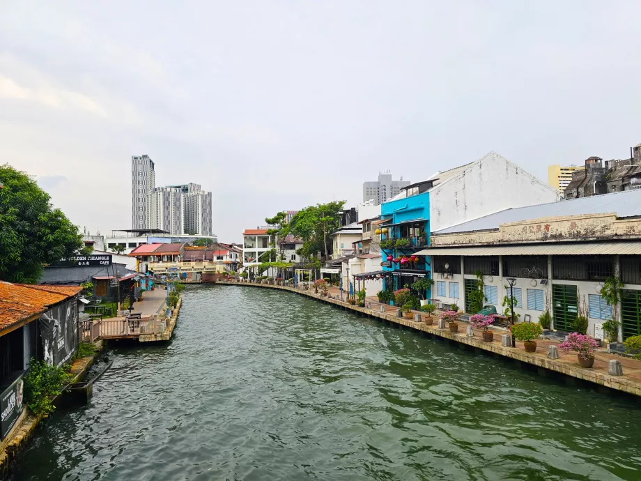 Melaka flodpromenad