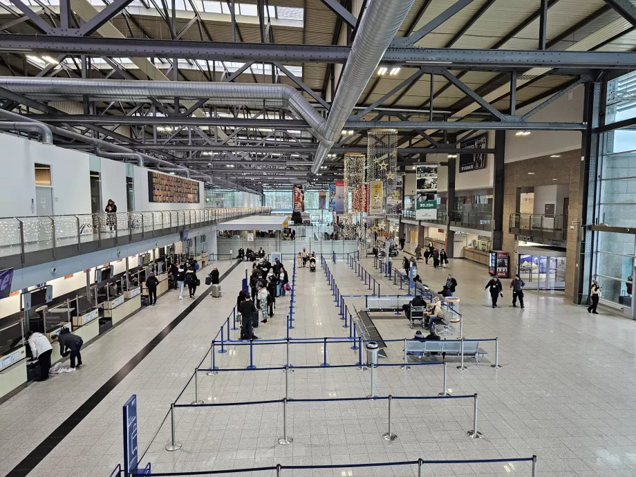 Offentligt område på Weeze Airport