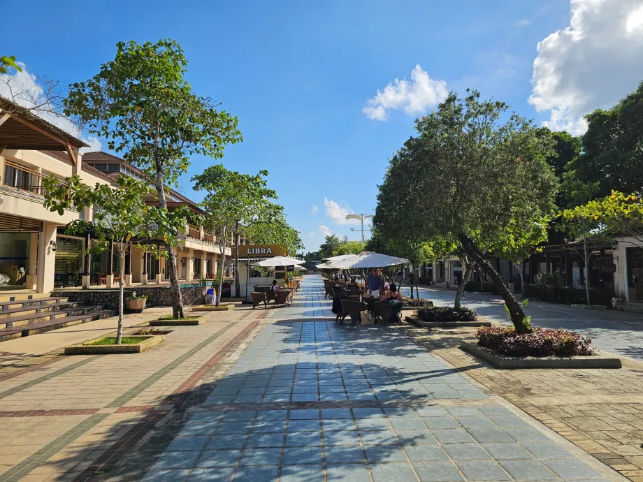 Shoppinggata mellan avgångs- och ankomsthall, allmän del