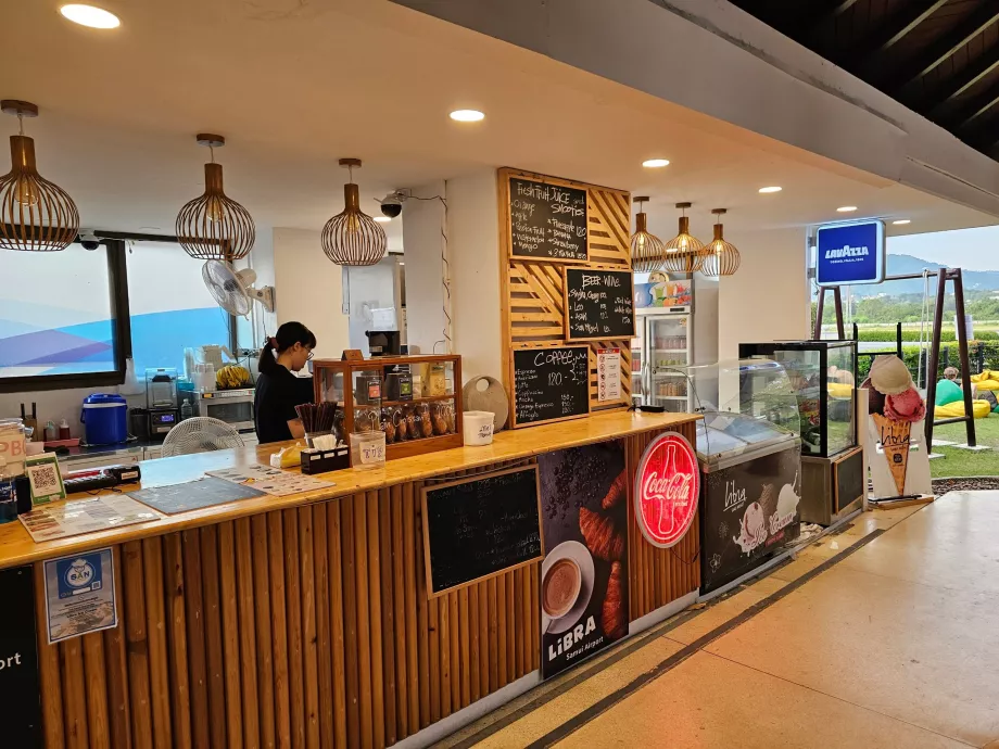 Kaféer och restauranger, internationella avdelningen, transitområde