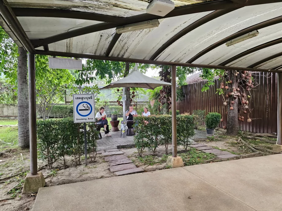 Rökruta, transitområde, internationell sektion