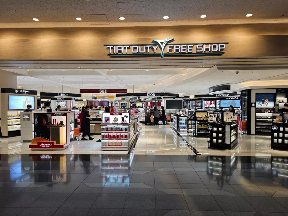 Butiker i transitzonen för Terminal 3