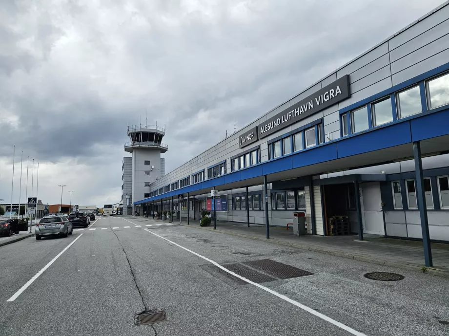ankomst till flygplatsen Alesund