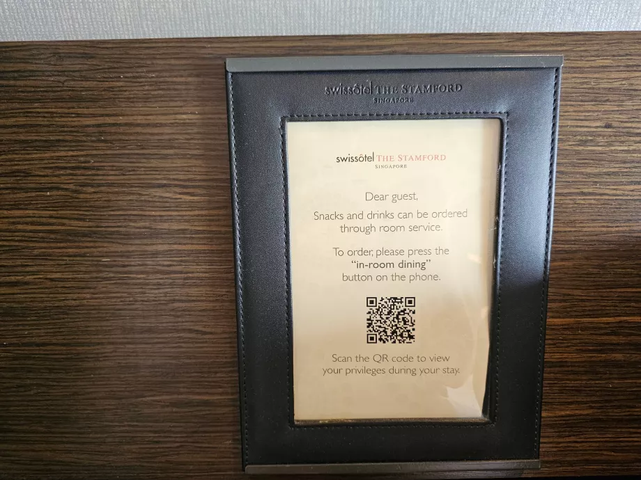 Rumsservice istället för minibar