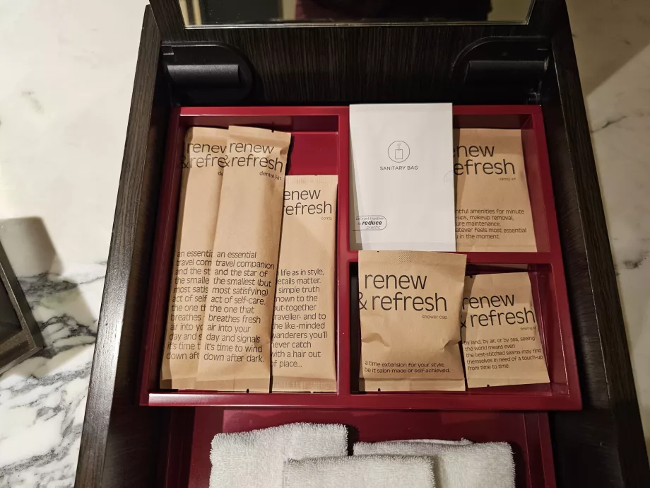 Bekvämlighetskit i badrummet