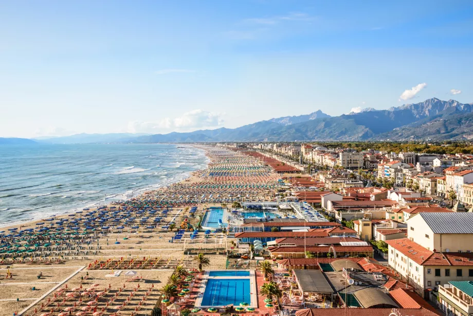 Stränder i Viareggio