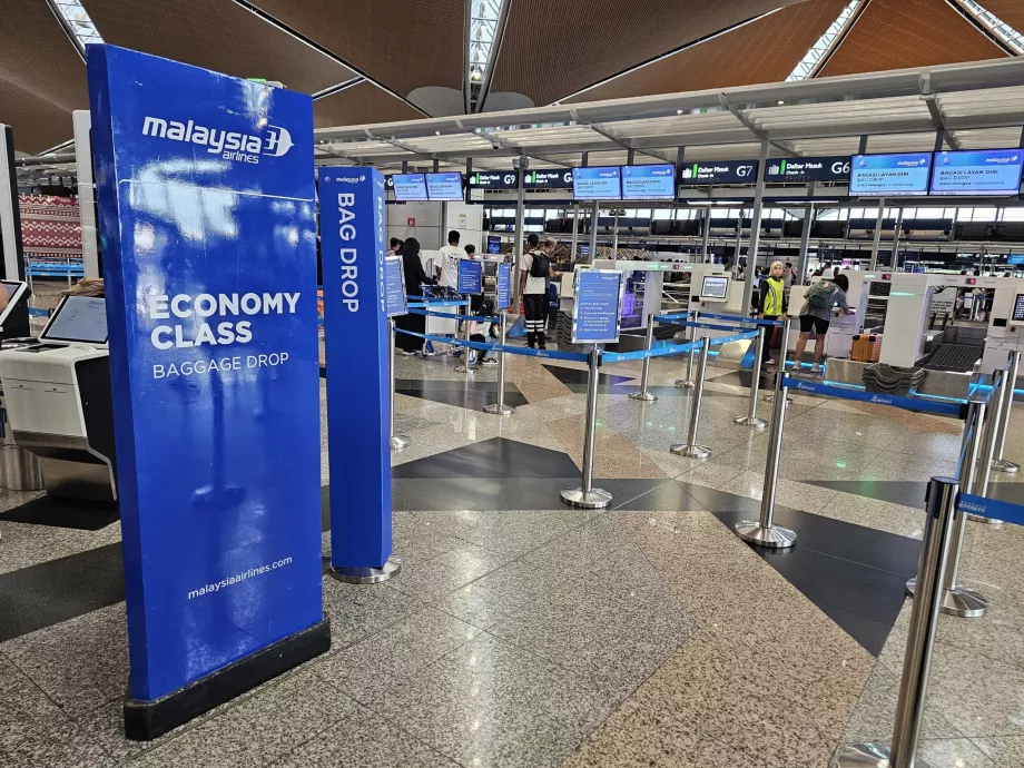Incheckning, Malaysia Airlines