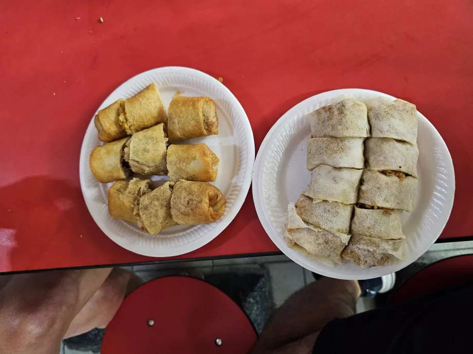 Chinatown Complex Food Centre, rullar och popiah