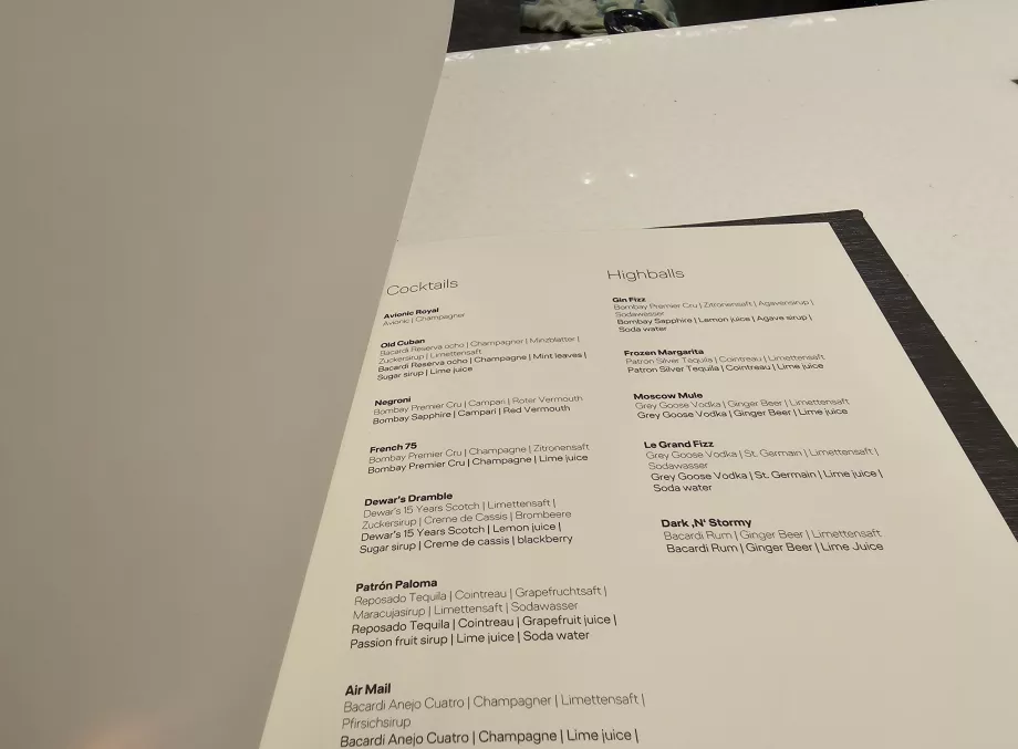 Erbjudande om cocktail