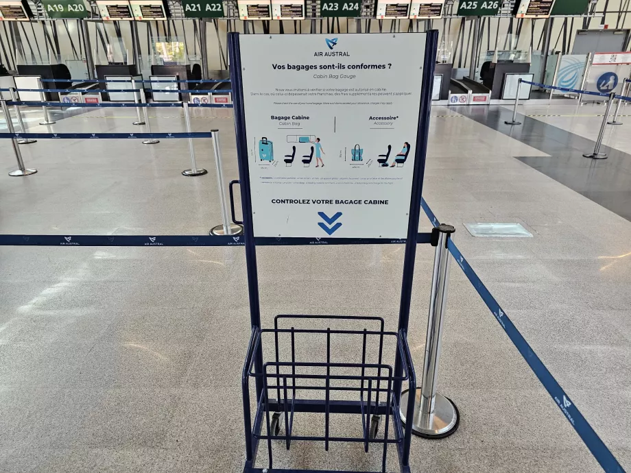 Mall för handbagage
