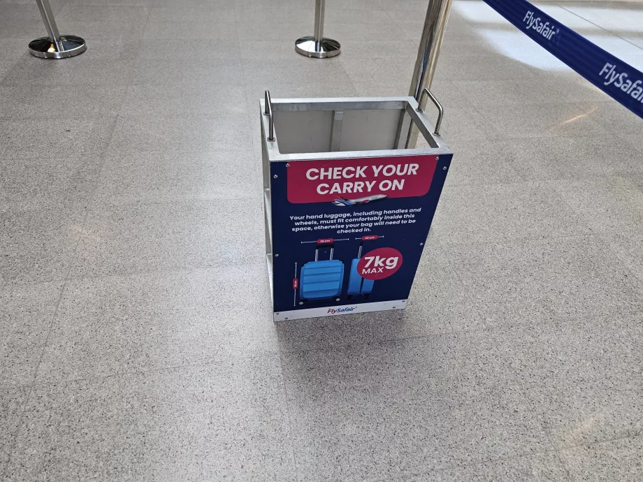 Mall för handbagage