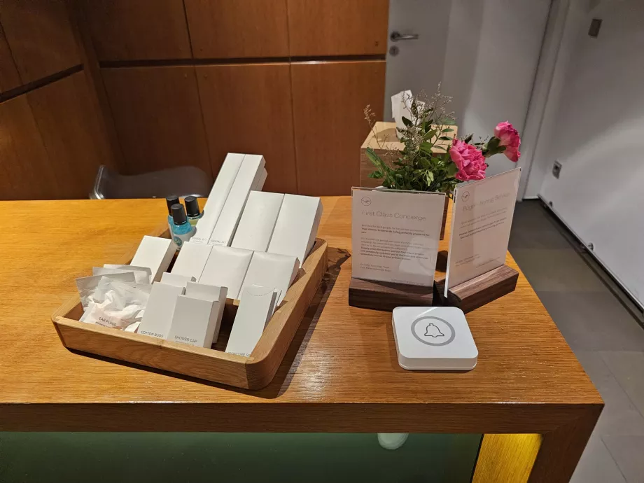 Mottagning vid duscharna