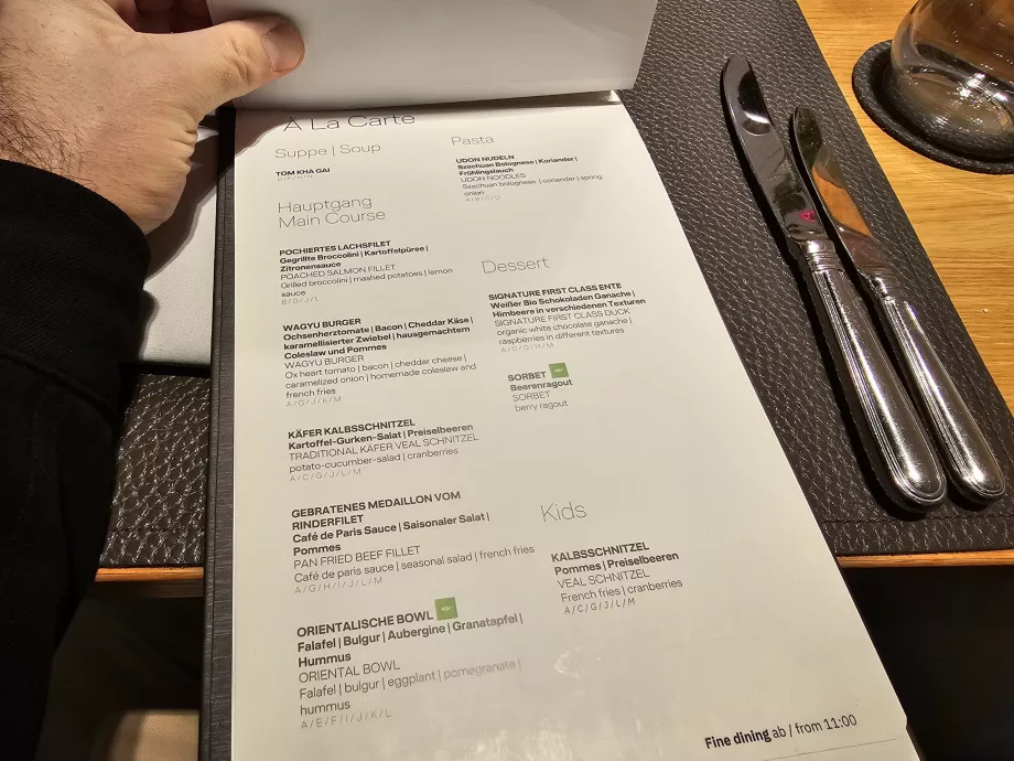 Restaurang à la carte