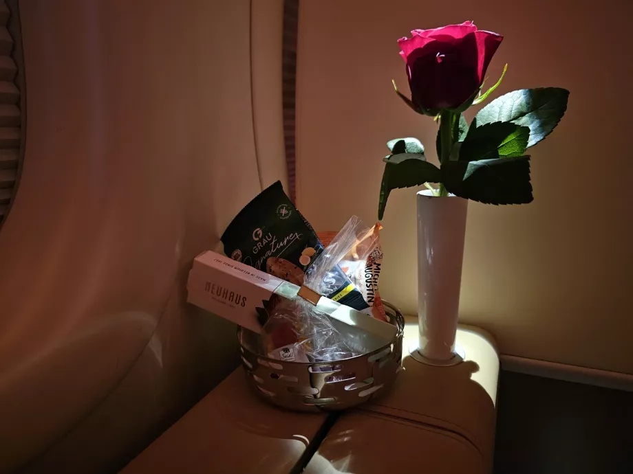 Mellanmål under flygningen