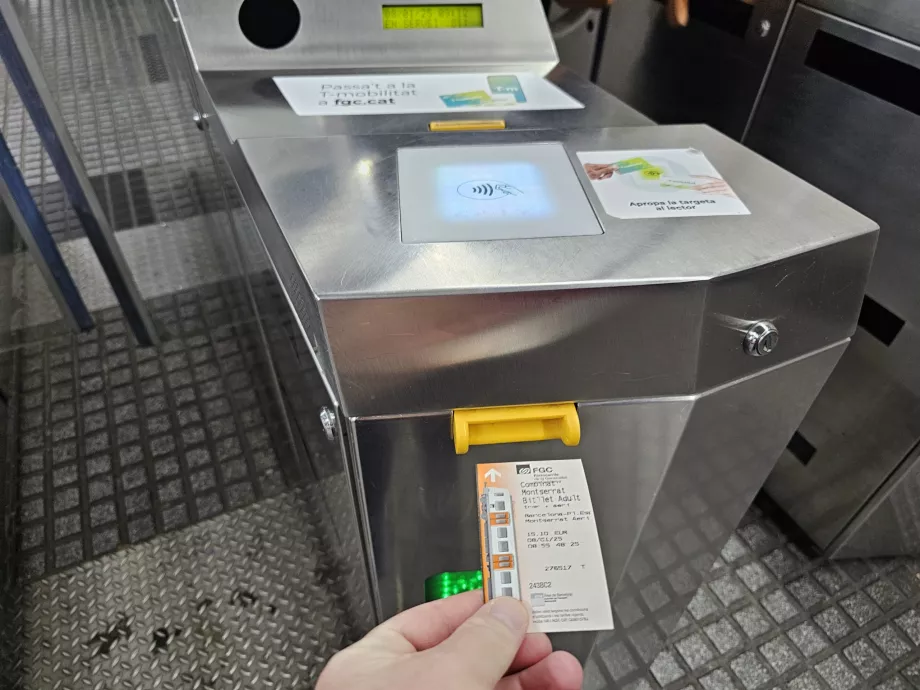 Biljett turnstile